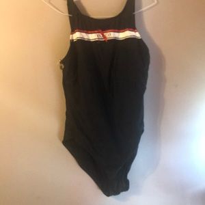 Black nautica bathing suit